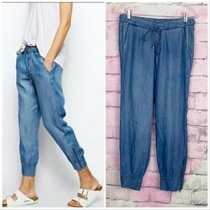 Splendid chambray casual Lyocell jogger pants S